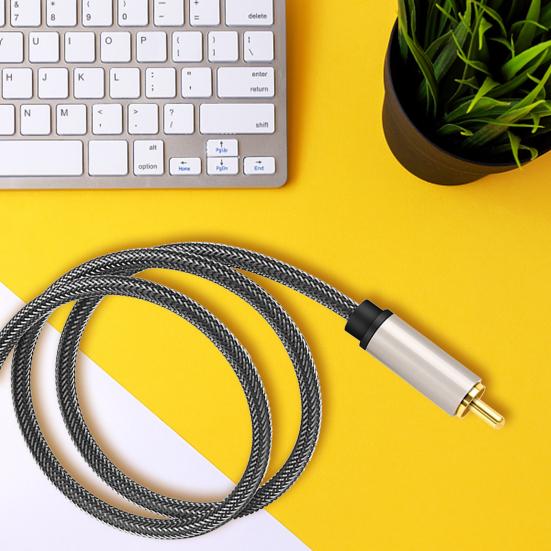 Цифровой коаксиальный аудио-видео кабель стерео SPDIF 3,5 мм на RCA для телевизора Xiaomi Mi 12