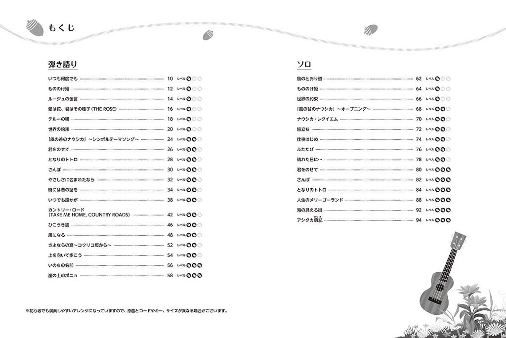 Super Beginner Easy To Ukulele Playing Solo Ghibli Easy! See! Beginner-friendly & ~Studio Edition~