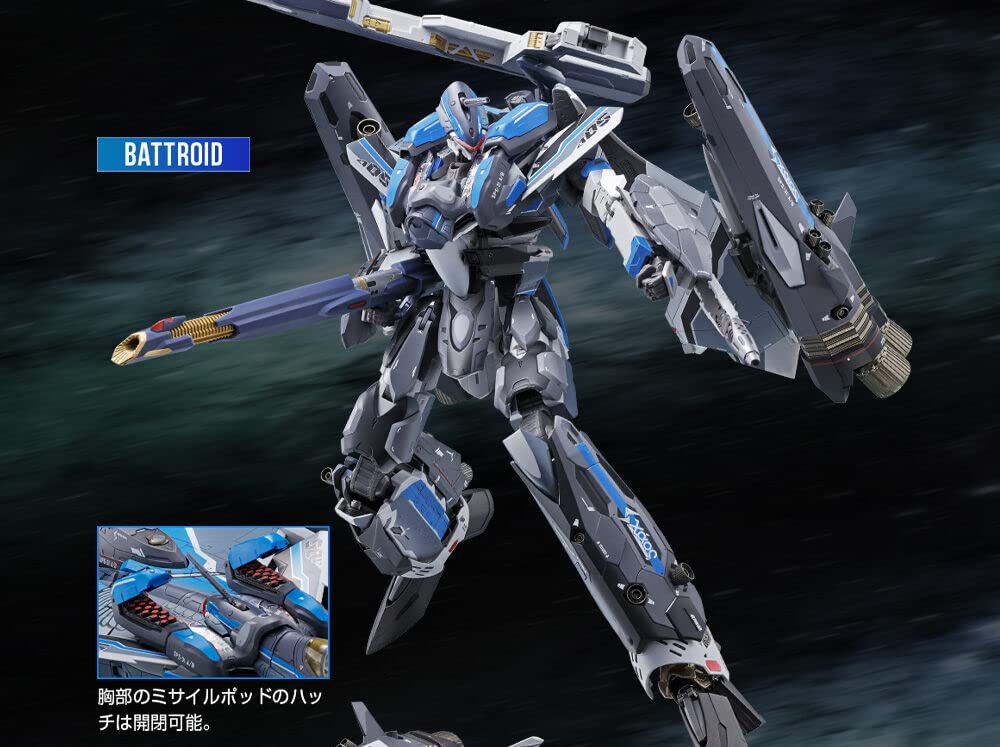Macross Delta Абсолютный DX Chogokin Kairos Plus Immelmann Набор Супер-деталей Кино Live!!!!!! ВФ-31АХ (Хаяте Кастом)