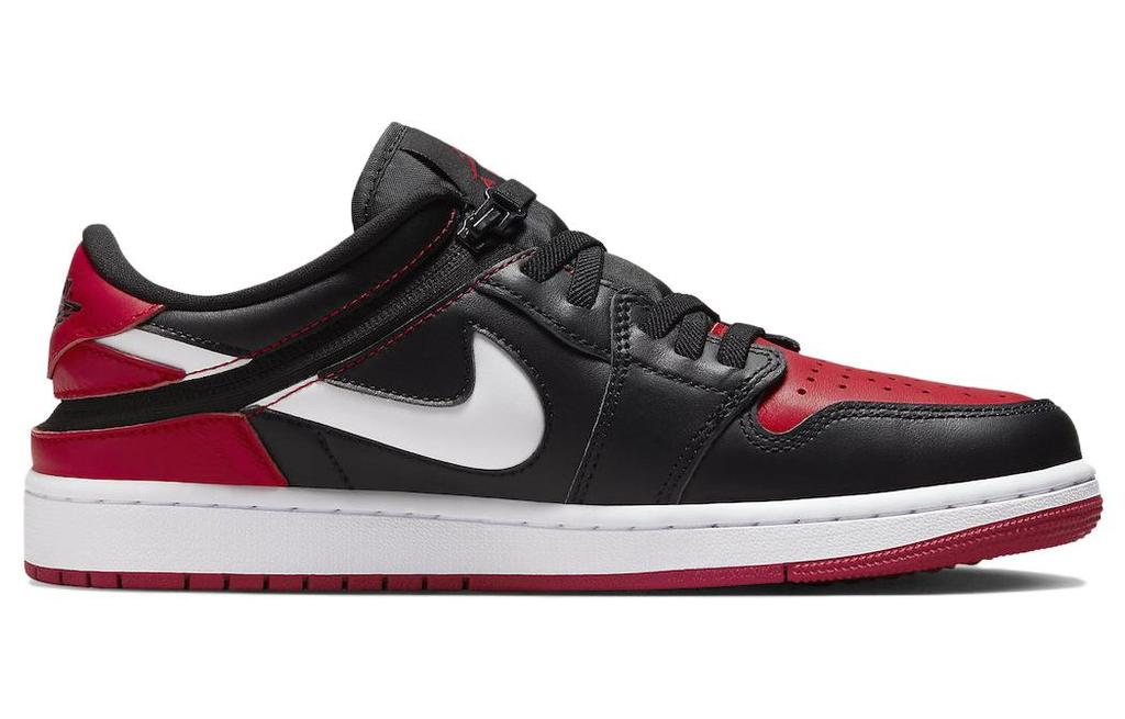 Jordan 1 Low FlyEase Черный Белый Gym Red DM1206-066