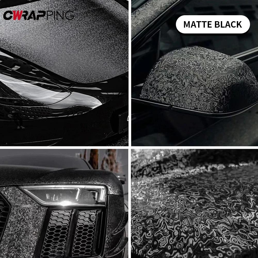Автомобильная наклейка Глянцевая Матовая Защитные пленки Призрачный Черный Серебристый Лист Дверные ручки шкафа Компьютер Ноутбук Мебель Наклейки для DIY