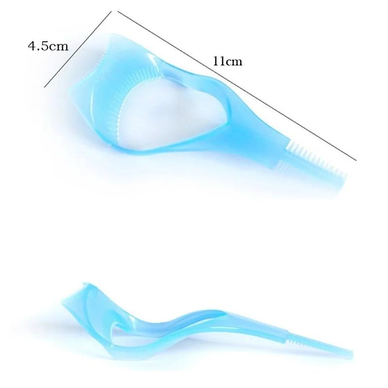 5 шт. Практичный макияж глаз 3 в 1 тушь аппликатор для ресниц направляющая карта расческа