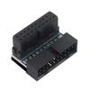 USB3.0 90-градусные угловые адаптеры-разъемы для материнских плат компьютера для экономии места Стабильное соединение