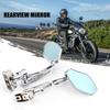 1 пара зеркал заднего вида для мотоцикла, боковые зеркала на руле мотоцикла с 4 * креплениями