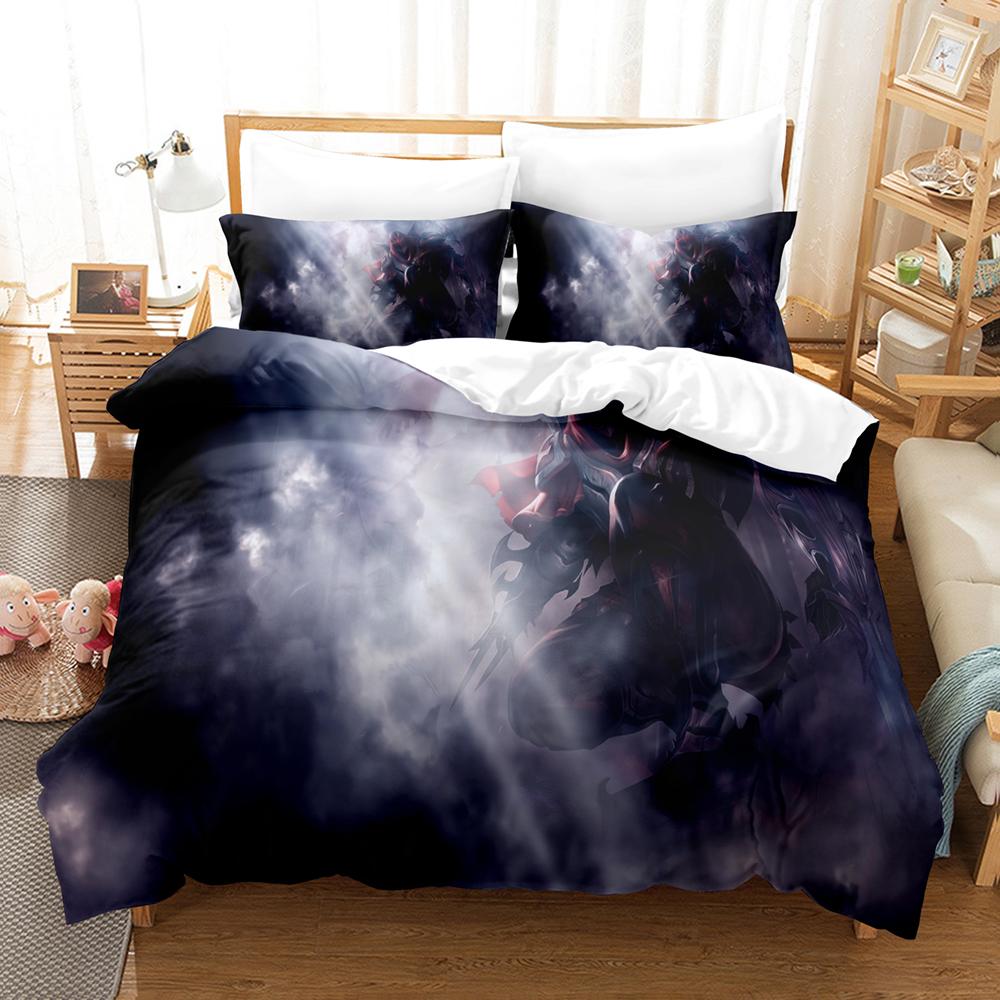 Hot Sale ZED Themed Bedding Set Soft Touch Quilt Cover And Double Pillowcases Daily Home Rest Bed Cover Accessories