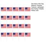 20Pcs USA United States Mini Fade Small Resistant Hand Held Flags Miniature American US
