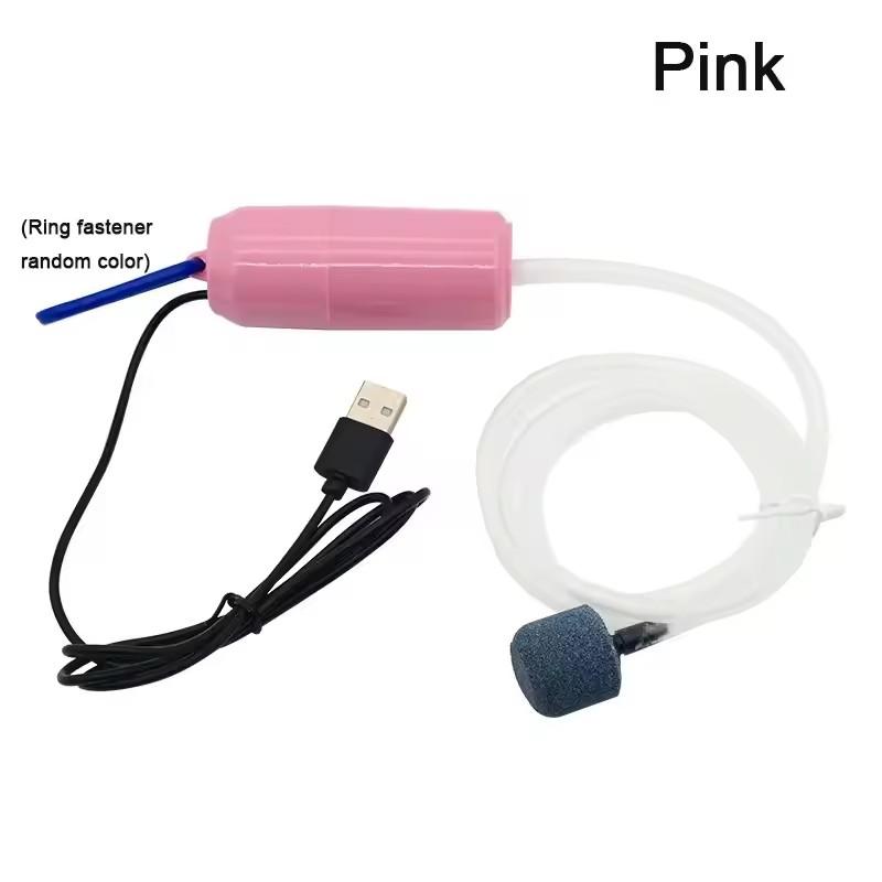 Аквариумный USB воздушный насос, бесшумный воздушный компрессор для аквариума, портативный мини-оксигенатор, кислородный аэратор, аксессуары для аквариума 5 В