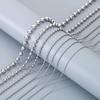 Multi-Spec Titanium Steel & Stainless Steel Bead Ball Chain Necklace for DIY Jewelry