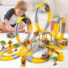 Electric Railcar Electric Track Toy Climbing Track Kids Car Engineering For Children