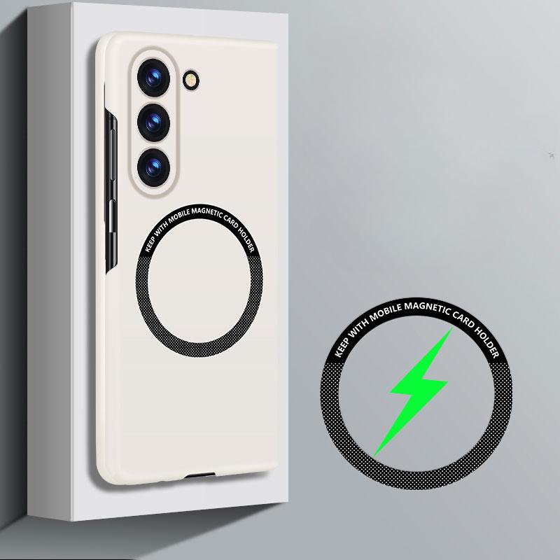 Для Magsafe Magnetic Frameless Hard PC Case для Samsung Galaxy Z Fold 7 Fold7 6 Fold5 Fold4 Wireless Charging Shockproof Matte Cover Ultra-Thin