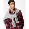 Фланелевая клетчатая рубашка с длинным рукавом L