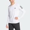 Adidas Футболка с длинным рукавом Own The Run, белая, мужская, уличная, IK7432