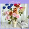 Flower Rose Artificial Wedding Hotel Restaurant Decoration Ornament Desktop