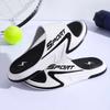Male Slipper Pvc Beach Men's Shoe Casual Low Price Clappers 2024 Trend Comfortable Slides With Korean Style Adult Fun Eva Style