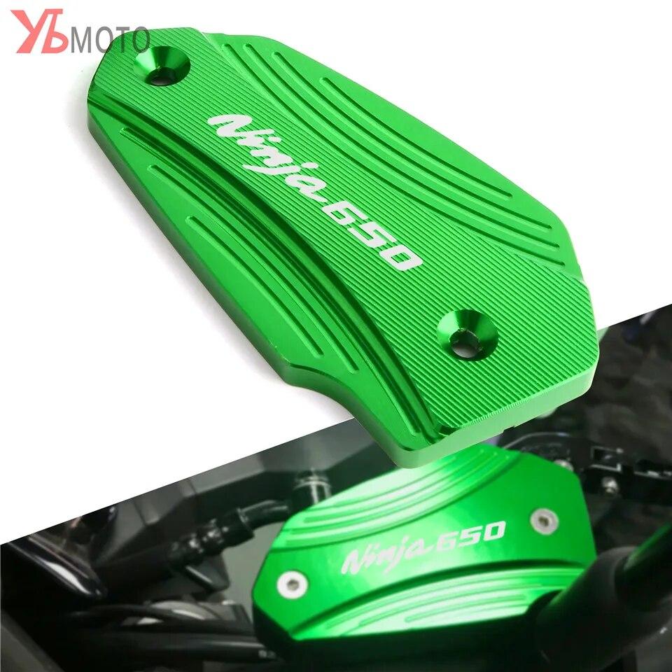 Для Kawasaki NINJA 650 NIINJA650-2023 аксессуары для мотоцикла, передняя и задняя крышка бачка тормозной жидкости, крышка заливной горловины моторного масла