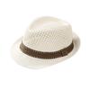 Summer Straw Sun Hat Breathable Woven Material UV Protection Hat with Wide Brim Versatile Summer Accessory
