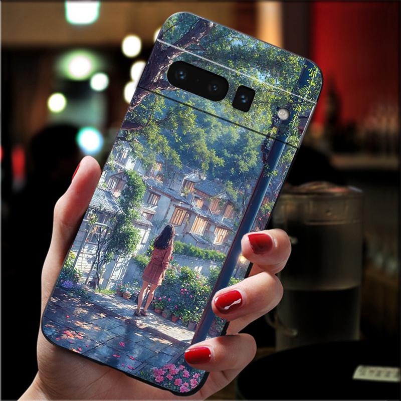Аниме-сценарий Арт Чехол для телефона Для Google Pixel 10 9 Pro XL 9A 8 7 6 Pro Pixel 8A 7A 6A Pixel 8 7 6 5