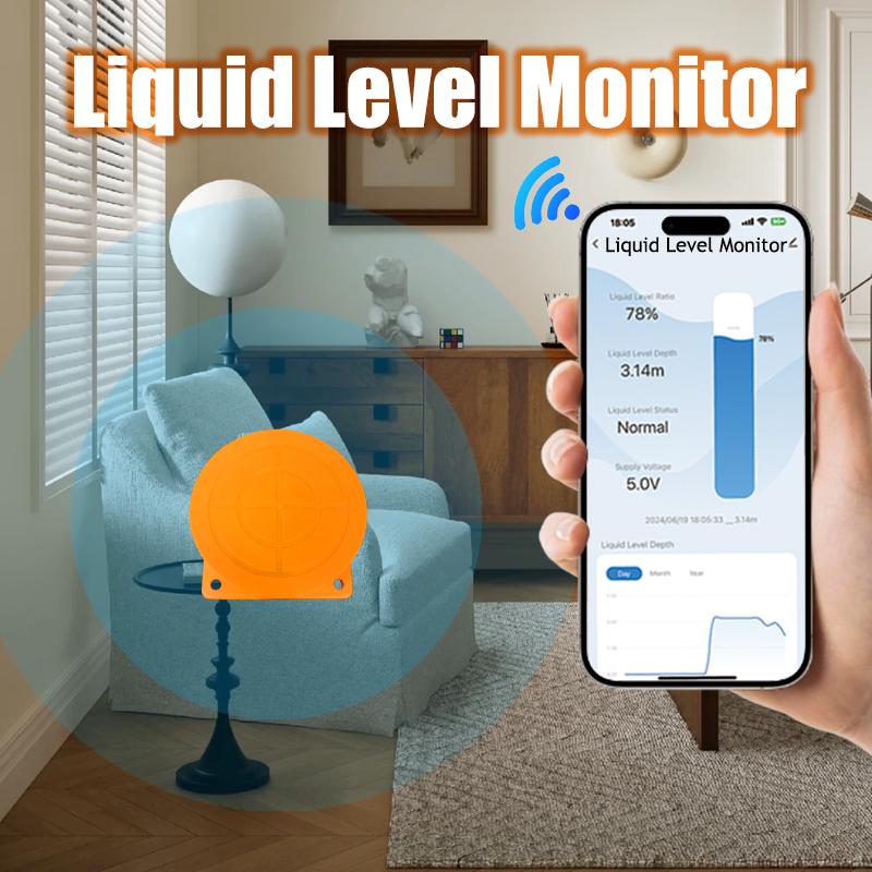 ME201W Smartlife Tuya Приложение Ультразвуковой счетчик расхода воды Wi-Fi Удаленный цифровой контроллер воды Датчик бака для воды