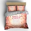 "I Break Out Inspiring Bedding Set" Bedding set (1 duvet cover, 2 pillowcases, duvet not included)