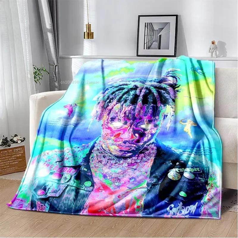Альбом Rapper Juice Wrld 999 одеяло постер с художественным принтом фланелевое одеяло мягкое покрывало для дивана согревающий чехол подарок для меломанов