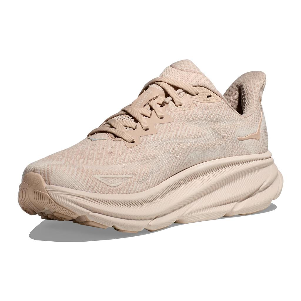 HOKA Clifton 9 Shifting Sand Women Sneakers Tan Eggnog 1127896-SSEG
