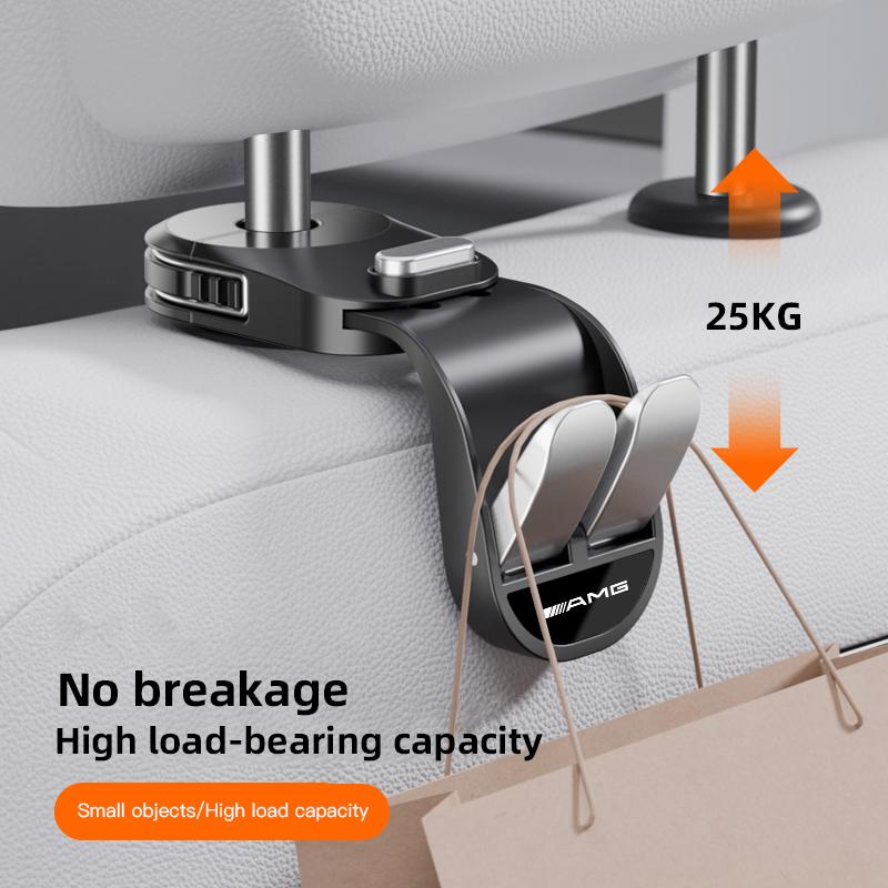 New Quality Car Hook Headrest Seat Telescopic Hooks For Mercedes Benz AMG W205 W204 W206 W213 W212 W211 W222 W221 W177 W176 X253