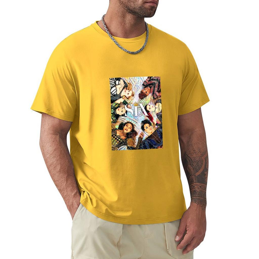 Six The Musical T-Shirt Cotton Graphic Tees Shirts Graphic Tees Graphic Tees Men