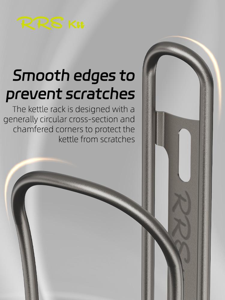 Rrskit Сверхлегкий держатель для чайника из титанового сплава, Универсальная полая титановая трубка, Высокопрочное оборудование для езды по горным и шоссейным дорогам