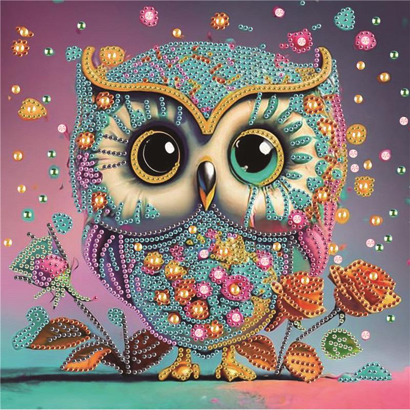 5D Abnormal Diamond Painting Set Kitten DIY Diamond Decorative Painting