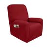1 2 3 Seat Stretch Sectional Recliner Sofa Slipcover Soft Washable Furniture Protector Couch Cover with Elastic Bottom