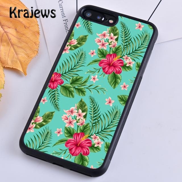Krajews Butterflies Hibiscus Flowers Soft Phone Case Cover For iPhone 17 Air 16 15 14 plus 11 12 13 pro max coque Fundas