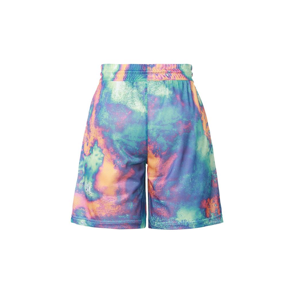 adidas Оригинальные повседневные спортивные шорты с логотипом Tie-Dye и шнурком, мужские брюки, разноцветные HT1653