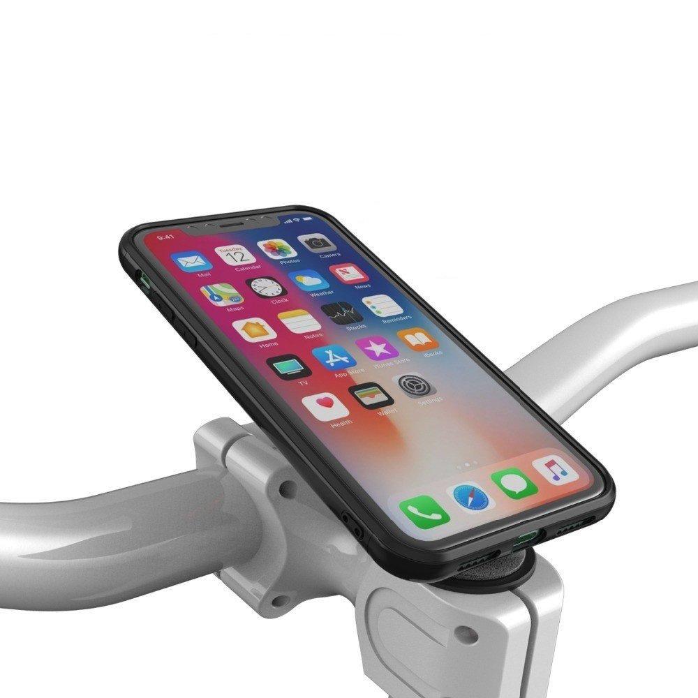 Handlebar bike mount + protective case for iPhone 11 (6.1") - mounting with locking system