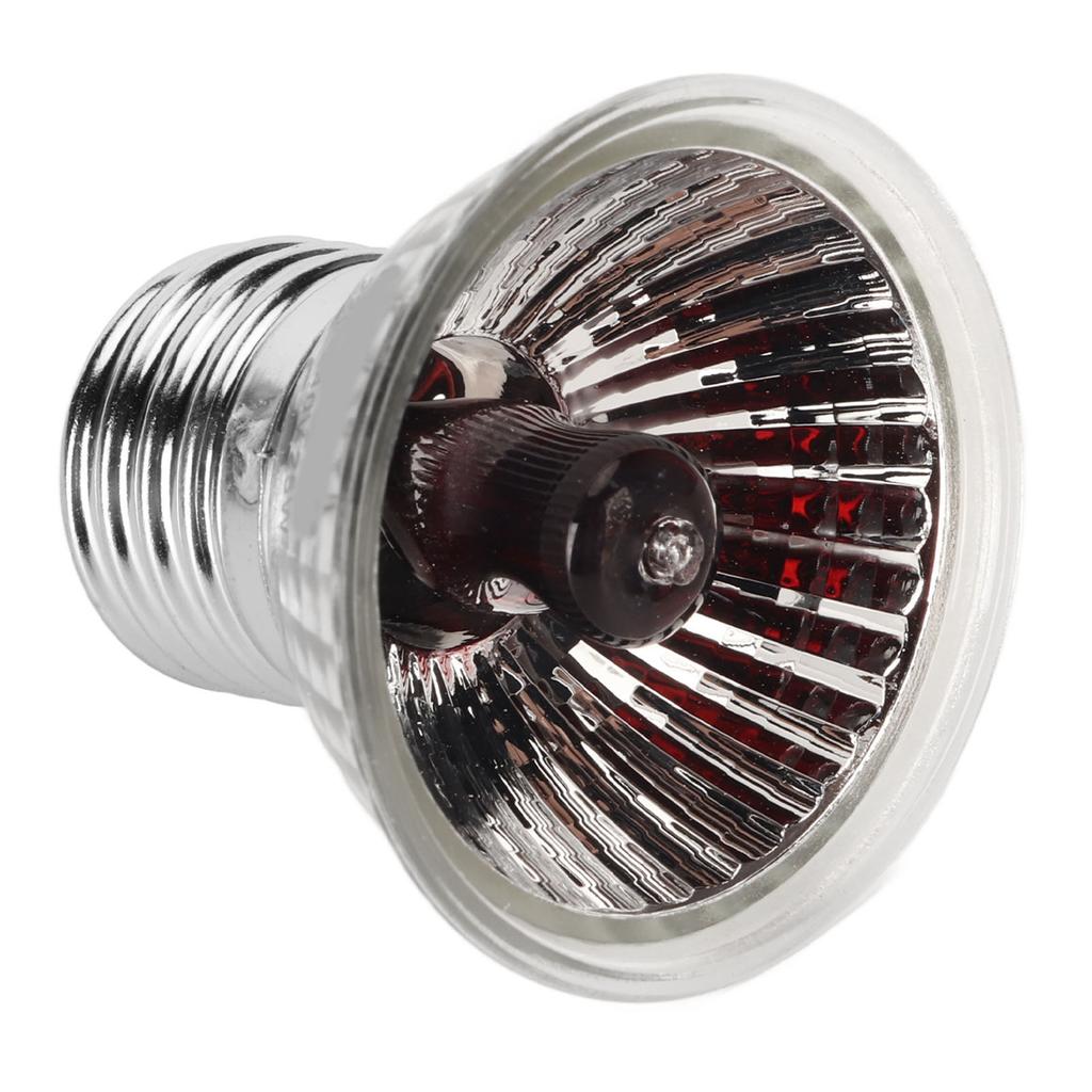 25W Reptile Heat Lamp Replacement Bulb 3.0 Infrared UVA UVB Sunbathe Heat Lamp Bulb for Reptile