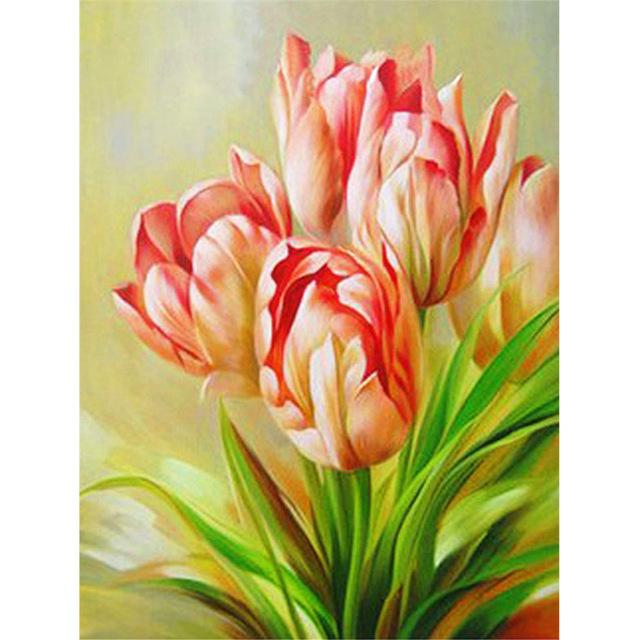 Алмазная картина, цветок, полная квадратная/круглая вышивка, цветочная Алмазная мозаика, вышивка крестиком, картина, стразы, алмазное искусство