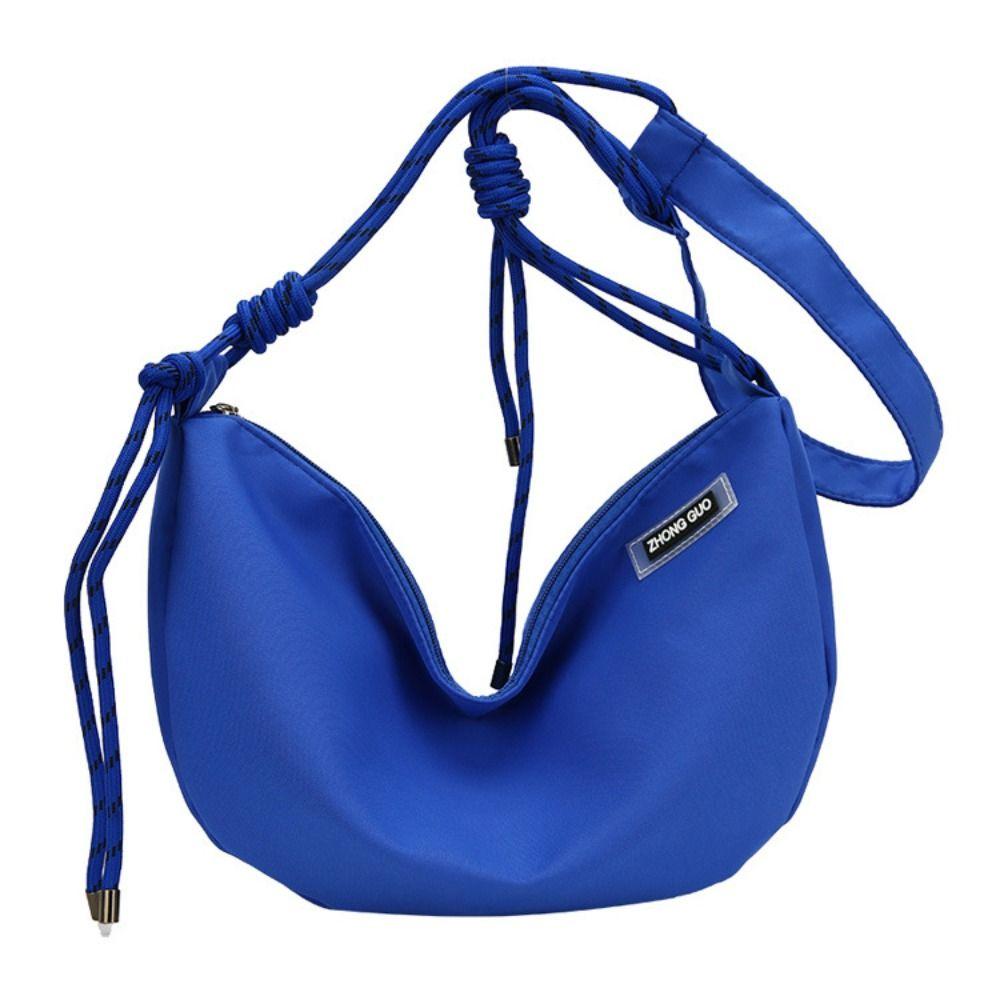 Half-moon Shape Dumpling Shoulder Bag Waterproof Sports Message Bag Female/Male
