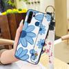 Waterproof Oil Painting Phone Case For Blackview A80 Pro Silicone Protective Soft Case Anti-knock Wrist Strap Wristband