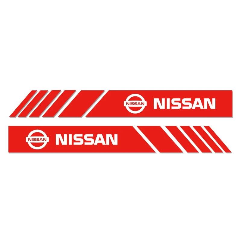 ABP3 Car Rearview Mirror Sticker Auto Side Body Stripe Decal Decoration For Nissan X-trail Qashqai Note Juke Sentra Patrol