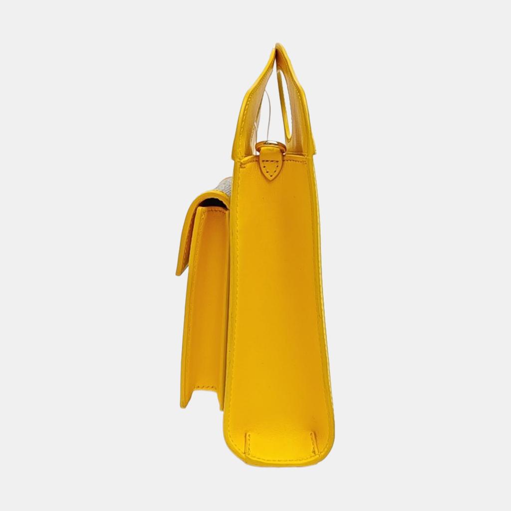 [Pre-Owned] Logo Cotton And Polyurethane Mini Shoulder Crossbody Bag - Very Good #U28Z0D