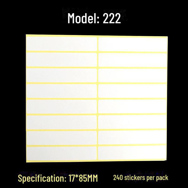 A5 Self-Adhesive Blank White Stickers for Printing and Handwriting Labels