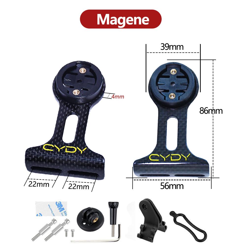 CYDY Carbon 3K Garmin Support For Bicycle Rider Bryton Whaoo XOSS IGPSPORT MAGENE MTB Stem GPS Bike GOPRO Mount Cycling Parts
