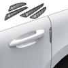 shndz6 4pc Car Door Edge Protective Stickers Carbon Fiber Anti-Collision Strip For Alfa Romeo Giulia Giulietta 159 156 MITO Stelvio 147