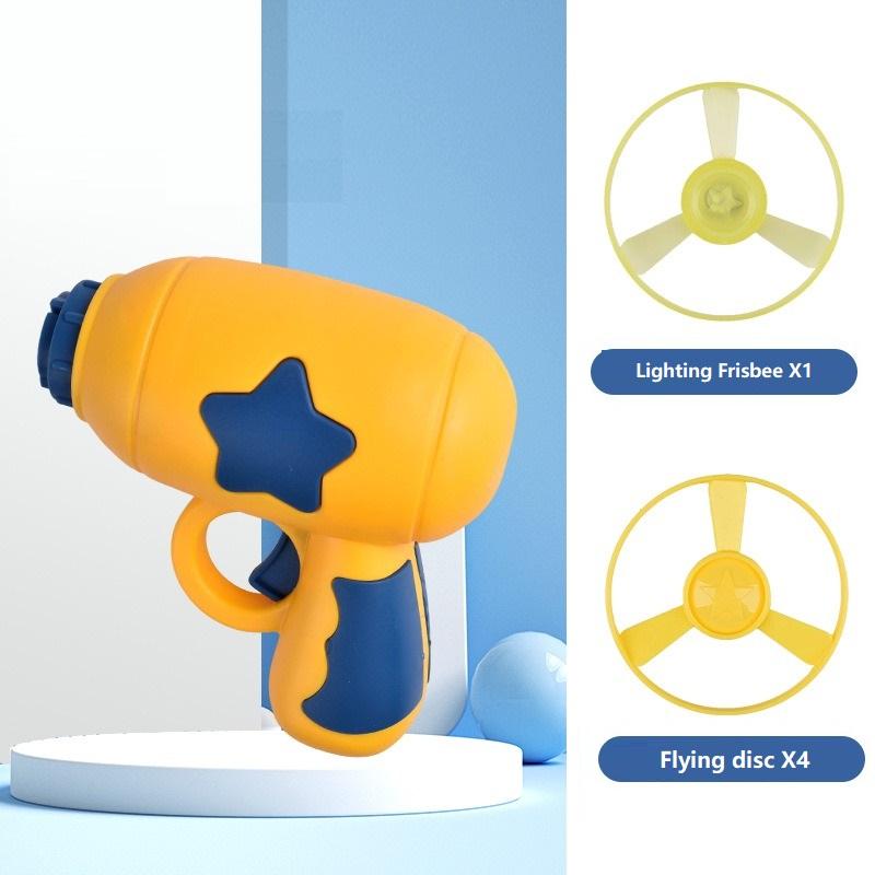 Интерактивная игрушка для тренировки питомца для котенка, забавная игрушка для кошки, мини-летающий диск, стреляющий пистолет, игры в погоню, игрушки для кошек, товары для питомцев