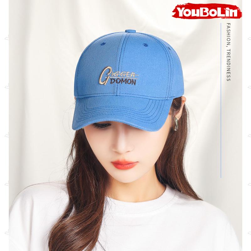 Бейсболка Streetwear с вышивкой G - Солнцезащитная шляпа с защитой от УФ, Повседневный шик для кампуса и путешествий