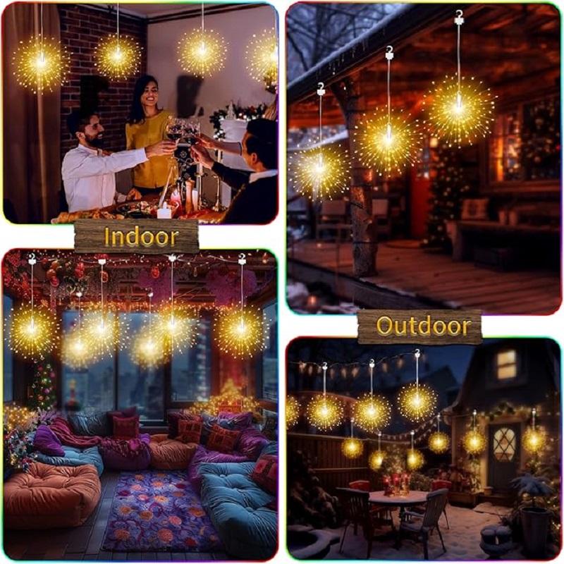 300EDs солнечные фонари с водонепроницаемым 8 режимами дистанционного управления DIY наружная люстра для сада беседка веранда вечеринка свадьба рождественский декор