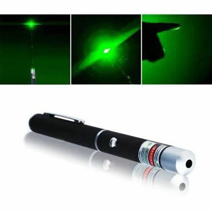 Stylo Pointeur Laser Vert Puissant 10KM Lazer Pointer Green 1mW Longue Portée