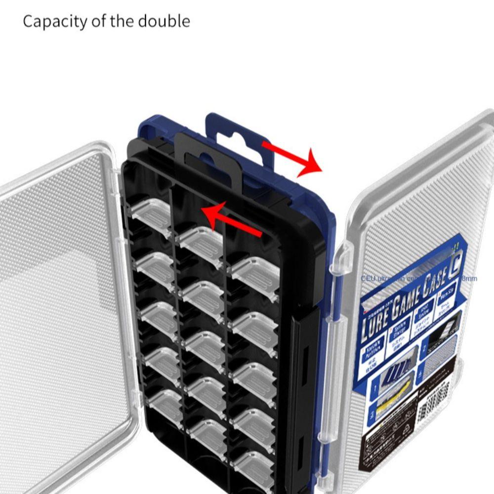 Space Separation Hook Bait Storage Box Multi region Case Fishing Tackle Boxes Multifunction Waterproof Fishing Lure Tackle