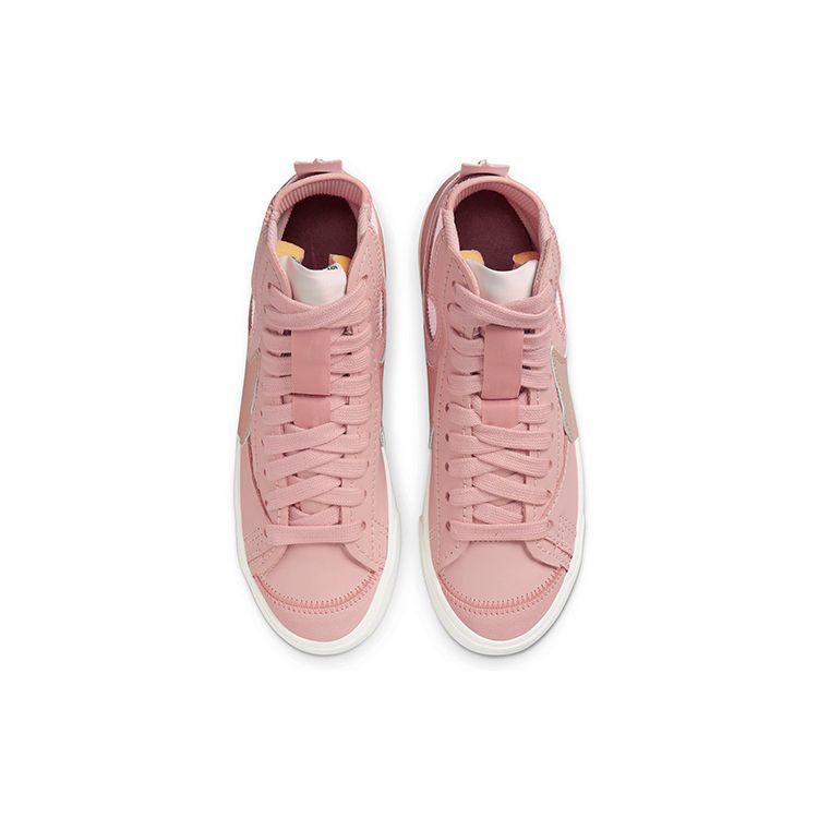 Nike Кроссовки женские Nike Blazer Mid 77 Jumbo Pink Oxford Rose-Whisper Sail Team-Orange DQ1471-600