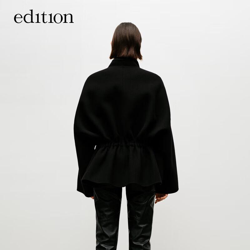 Edition Women's Eastern-Inspired Belted Double-Faced Wool Coat