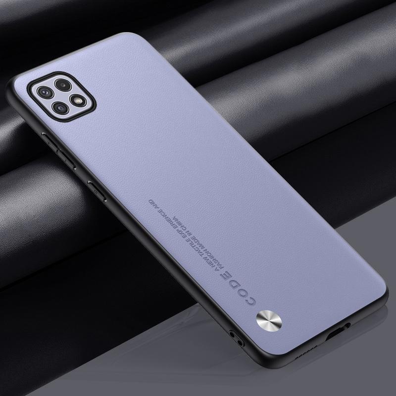 Роскошный чехол из искусственной кожи для Samsung Galaxy A22 5G, задняя крышка, матовый силиконовый противоударный защитный чехол для телефона Samsung A22 5G